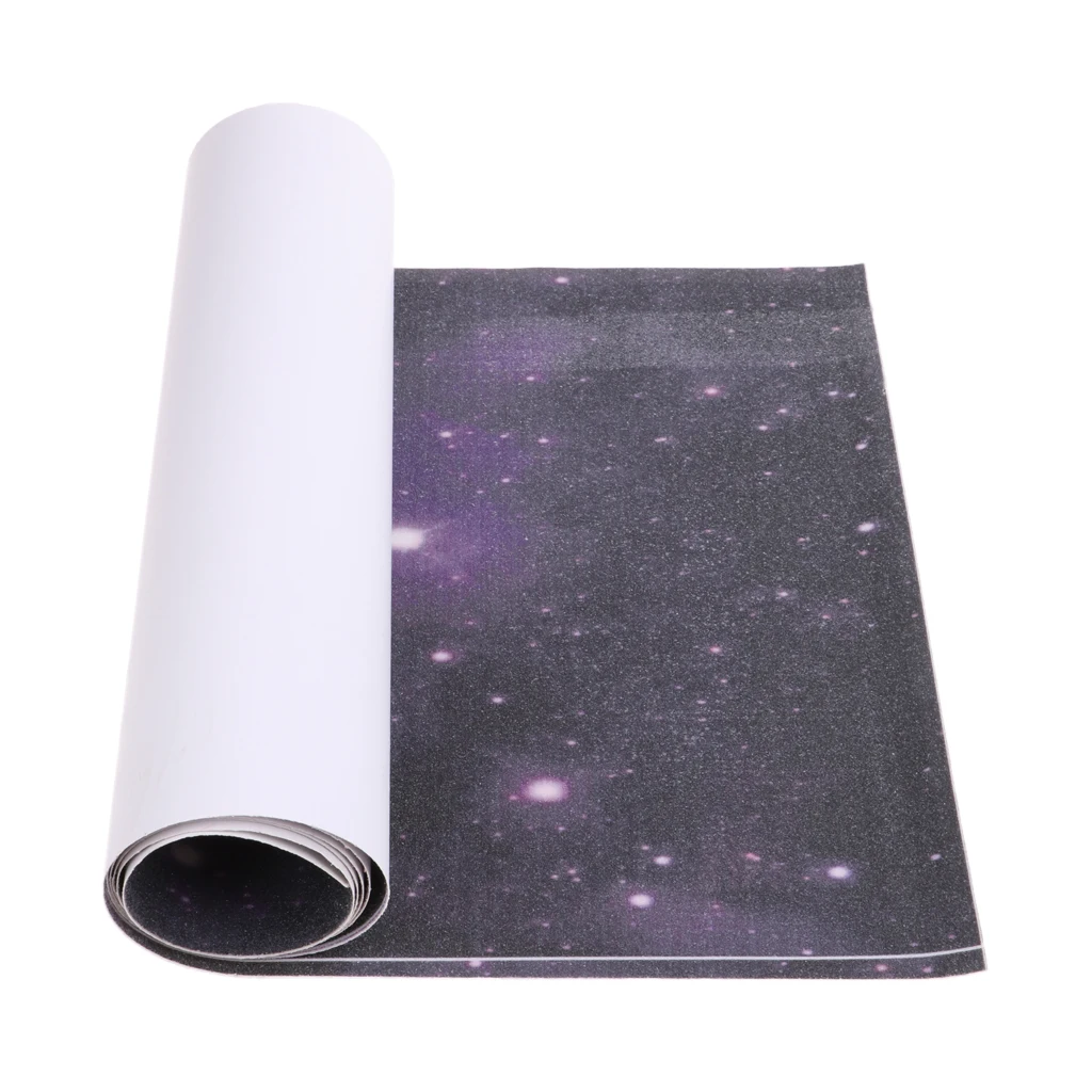 Skateboarding Sandpaper Longboard Skateboard Grip Tape Sheet Sand Paper Deck Protector for Men Women Boys Girls Outdoor 120x25cm
