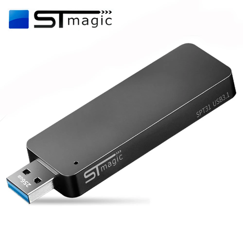 STmagic SPT31 256 ГБ 512 ГБ 1 ТБ Мини Портативный M.2 SSD USB3.1 внешний твердотельный накопитель для ПК ноутбука скорость чтения 500 МБ/с./с SSD