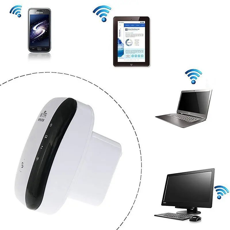 Беспроводной Wi-Fi роутер 2,4 GHzNetwork wifi повторитель 300 Мбит/с расширитель диапазона сигнала расширитель wifi Ap WPS шифрование ЕС вилка