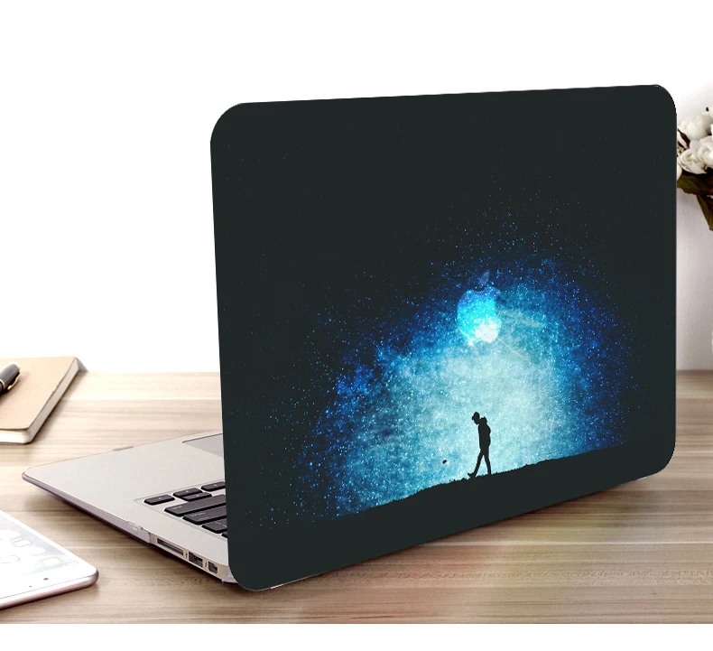 4in1 Tablet Shell Pouch Colors Printing Laptop Hard Case Cover For Apple Macbook Air Pro Retina Touch Bar &amp ID 11 12 13 15 inchs |