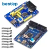 Плата обучения Atmega 8/16/32/48/64/88/128/168, минимальная системная плата для 8/16/32/48/64/88/128/168 AVR ► Фото 1/6