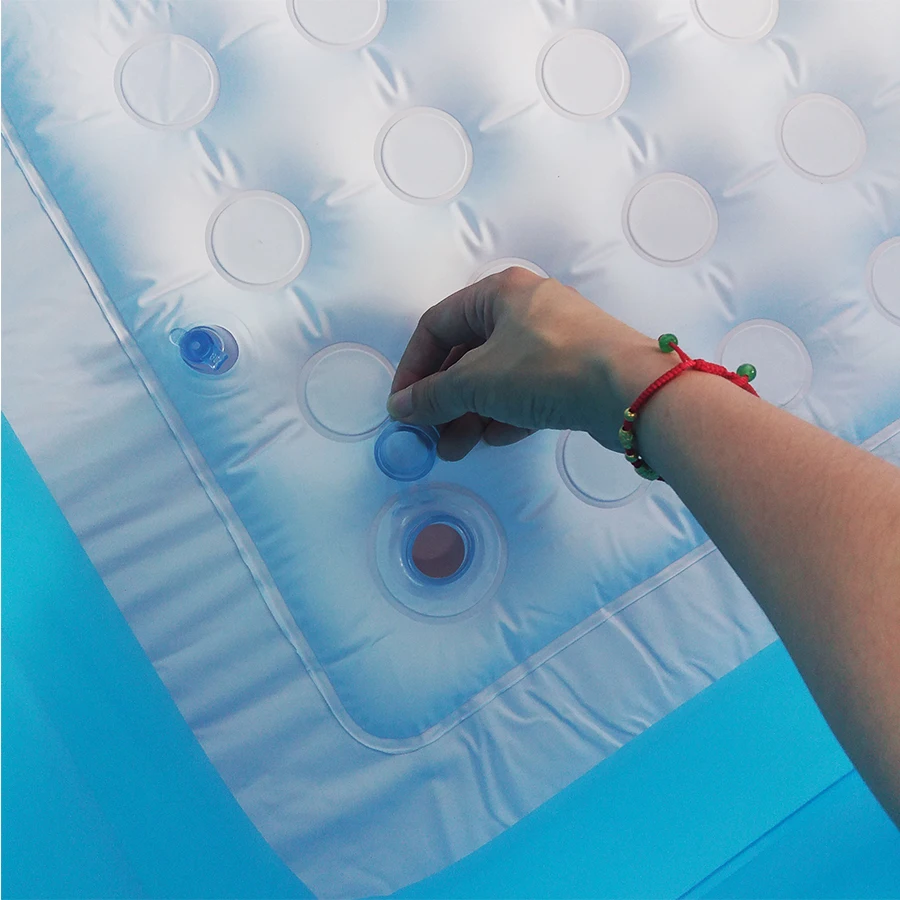 Plástica da Piscina das Crianças da Parte Inflável da Isolação da Banheira da Piscina do Jogo das Crianças Piscina Inflável Retangular Inferior 28 crianças da parte inferior inflável da isolação