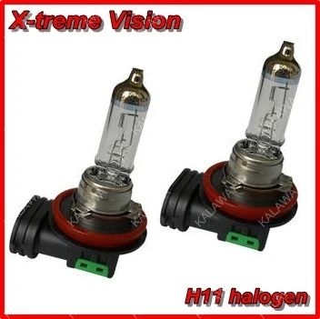 free shipping X treme Vision H11 100 Brighter Xenon Car HeadLight Bulb Halogen Light Kit 12V