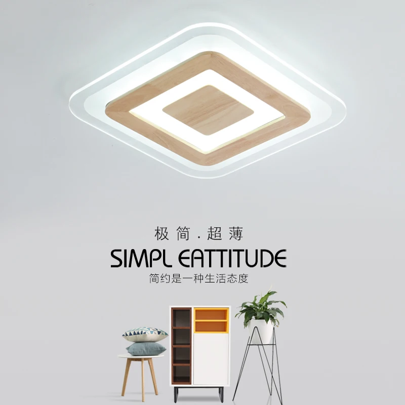 

design ultrathin absorb dome light of the lamps and lanterns that move light LED acrylic sitting room bedroom study log