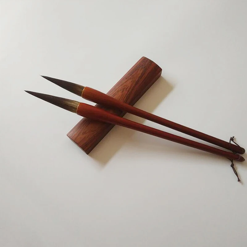 2 шт. Китайская традиционная художественная ручка-кисть для каллиграфии медведь волосы кисточки для письма большой средний высококачественный набор кистей для рисования
