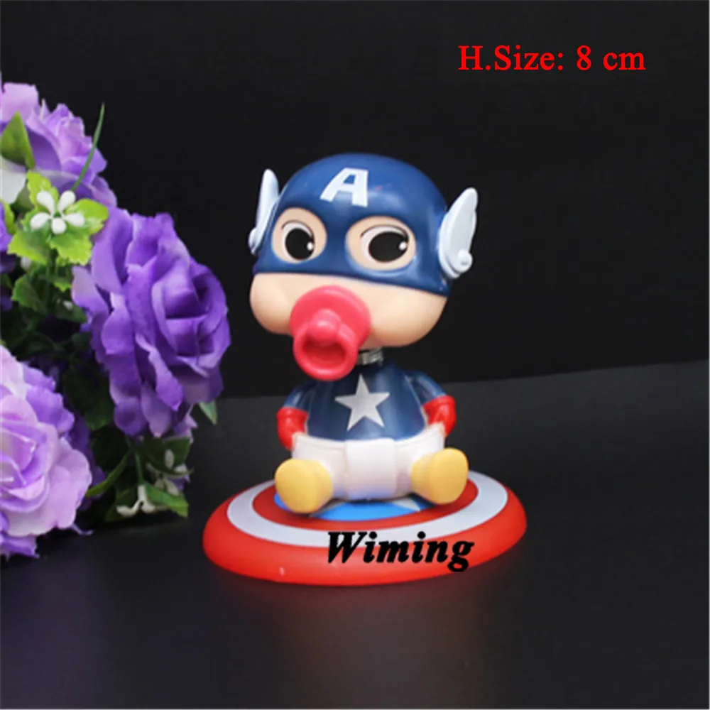 super heroes cake topper toys for children boys kids baby birthdat gifts cake decorating supplies superhero cupcake toppers - Цвет: Design 33
