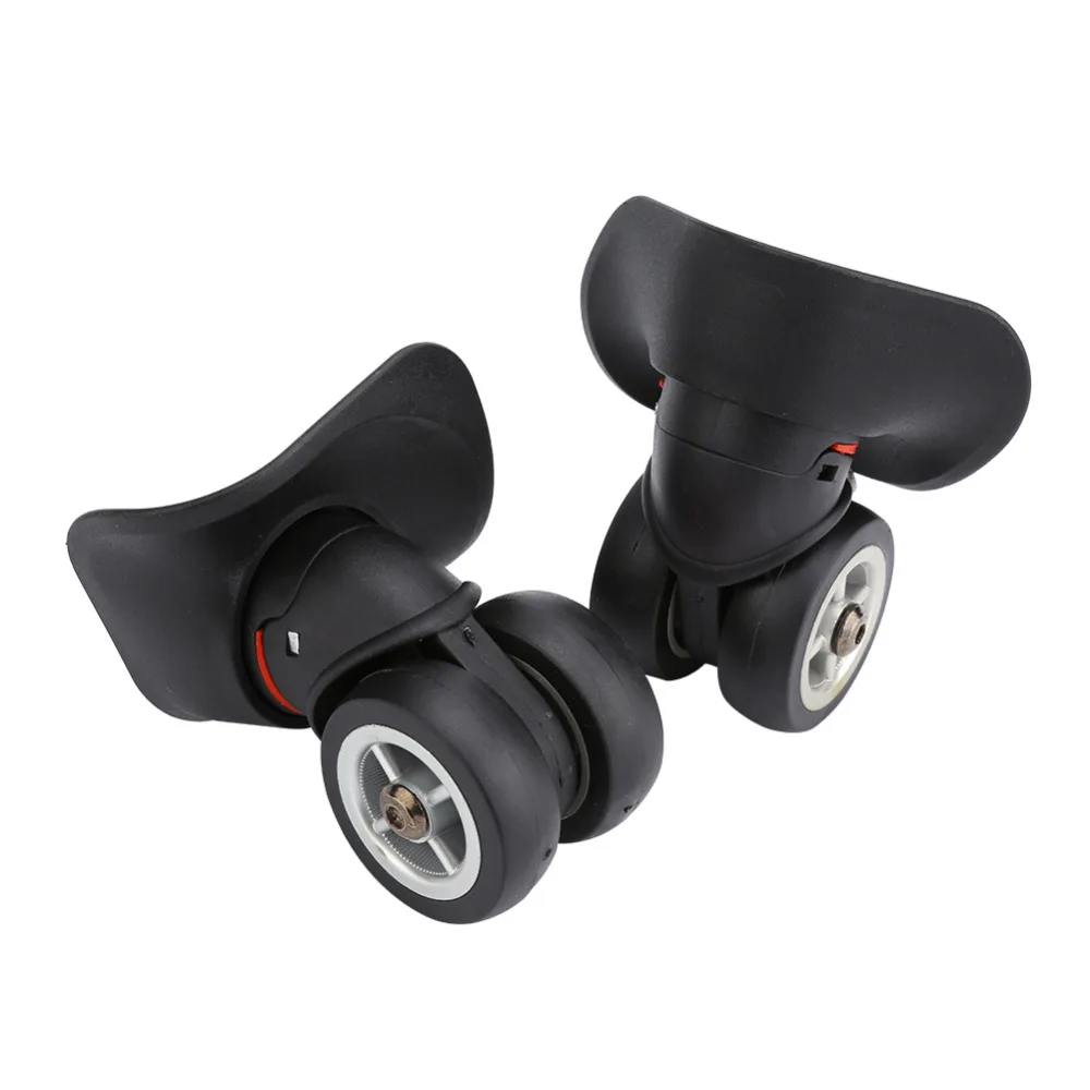 

1 Pair Swivel Universal Wheel Roller Luggage Suitcase Rotating Wheels Replacement Parts Mute Effect Suitcase Roller Wheels