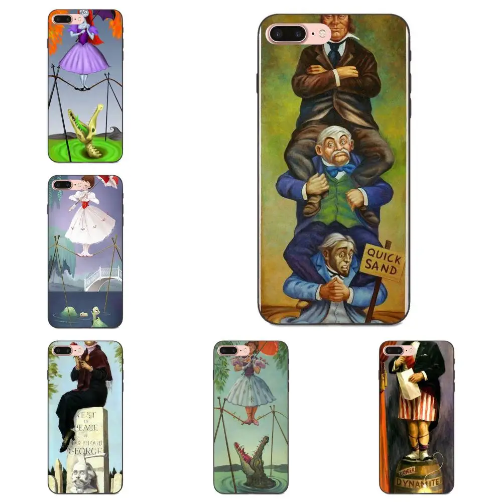 

For Huawei Honor 5A 6A 6C 7A 7C 7X 8A 8C 8X 9 10 P8 P9 P10 P20 P30 Mini Lite Plus Soft Hipster Case Haunted Mansion Stretching
