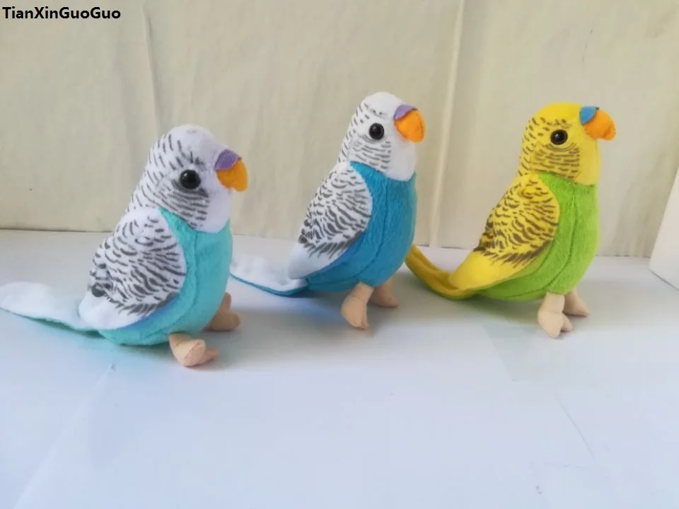 high quality goods small cute parrot about 12cm plush toy simulation