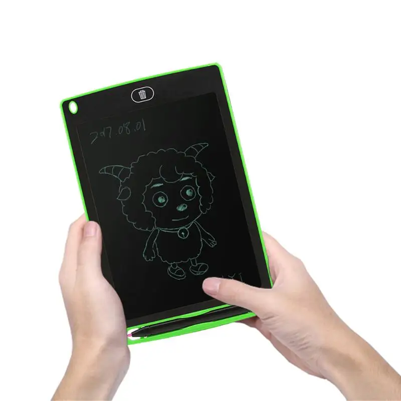 8," Портативный Смарт ЖК-планшет для письма Цифровой электронный блокнот детский графический планшет с стилусом CR2016 аккумулятор
