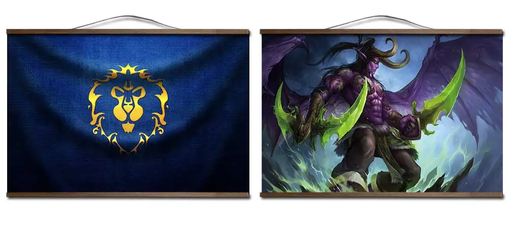 Плакат для World of Warcrafts lllidan Stormrage постеры печати на холсте украшения живопись с твердой древесины Висячие свиток