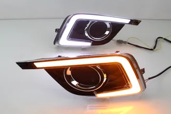 

eOsuns led drl daytime running light for for SYLPHY 2016-2017 with yellow turn signal,dimmer function and wireless control