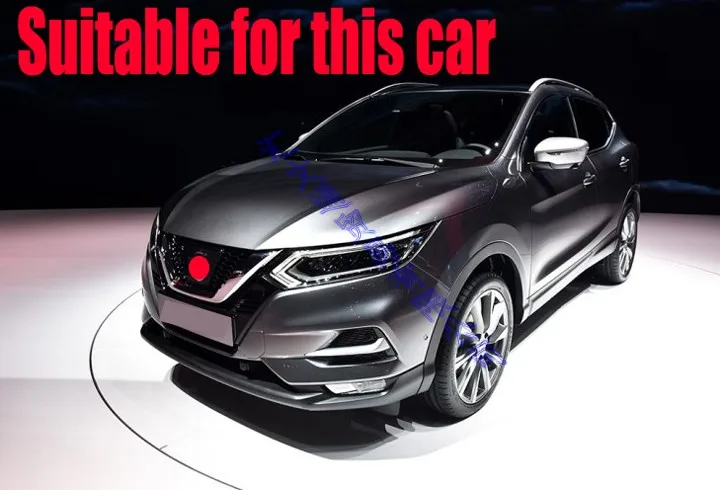 Для Nissan Qashqai ABS Хромированная задняя противотуманная фара Крышка лампы отделка