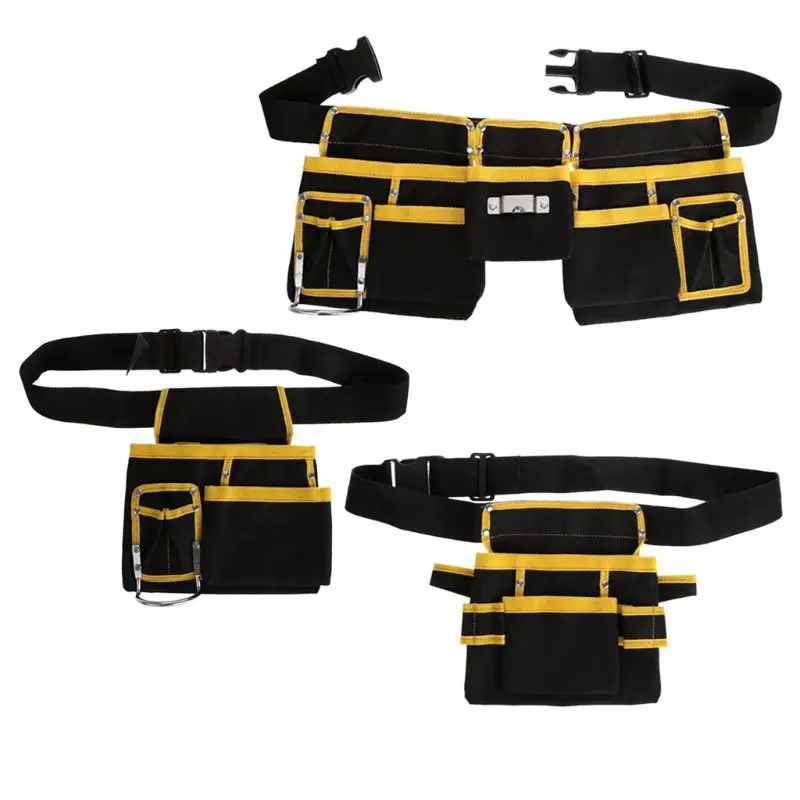 

Electrician Tool Bag Waist Pocket Utility Pouch Belt Storage Holder Organizer