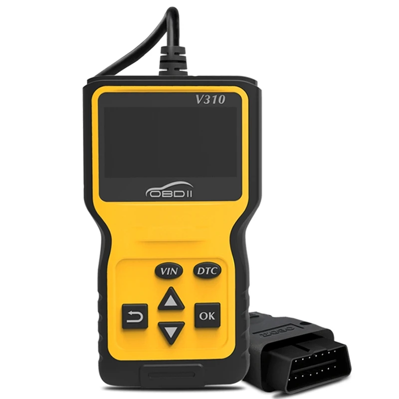 V310 Car Code Reader Auto Can Obd2 Scanner V1.1 16 Pin Male Engine