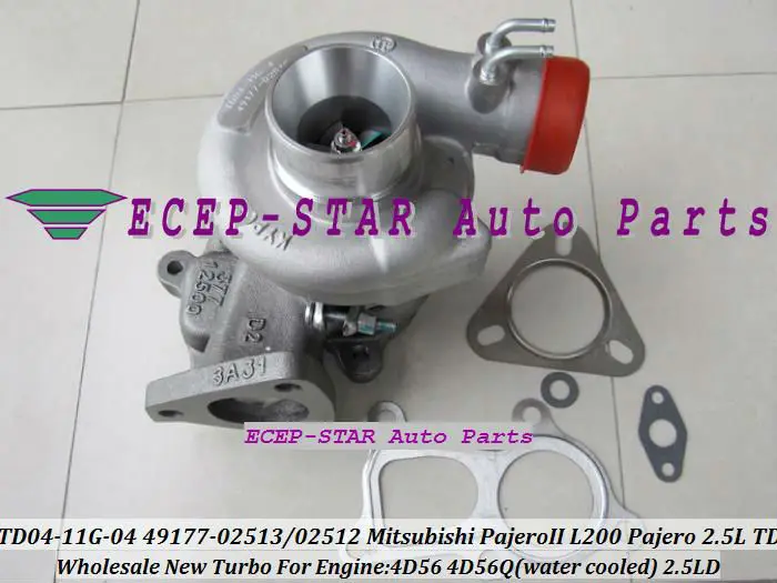 TD04 TD04-11G 49177-02513 49177-02512 28200-42540 49177-07612 турбо для Mitsubishi L200 MONTERO PAJERO Galloper 4D56 4D56Q 2.5L