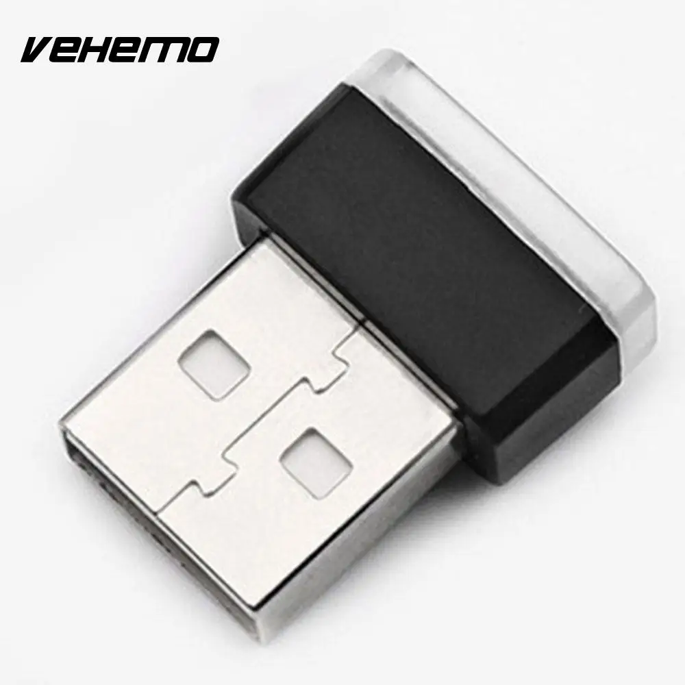 Vehemo Волшебные светодиодные фонарики атмосферный Свет Usb светодиодный свет автомобильное освещение беспроводной мини банк питания