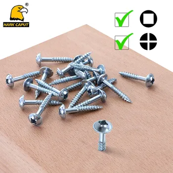 

Pocket Hole Screw 4*25mm Self Tapping Screw Fine/Coarse Phillips & Square Washer Head Screw Set For Pocket Hole Jig System