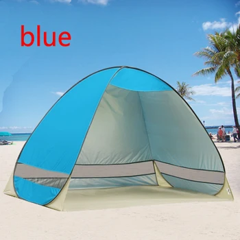

Freeshipping UV Protection Quick Automatic Opening Beach Tent Protable Ultraviolet-proof summer beach tent