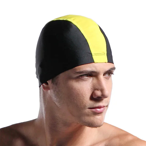 2018 mens swimming caps nylon plus DESMIIT hight quality swim hat men