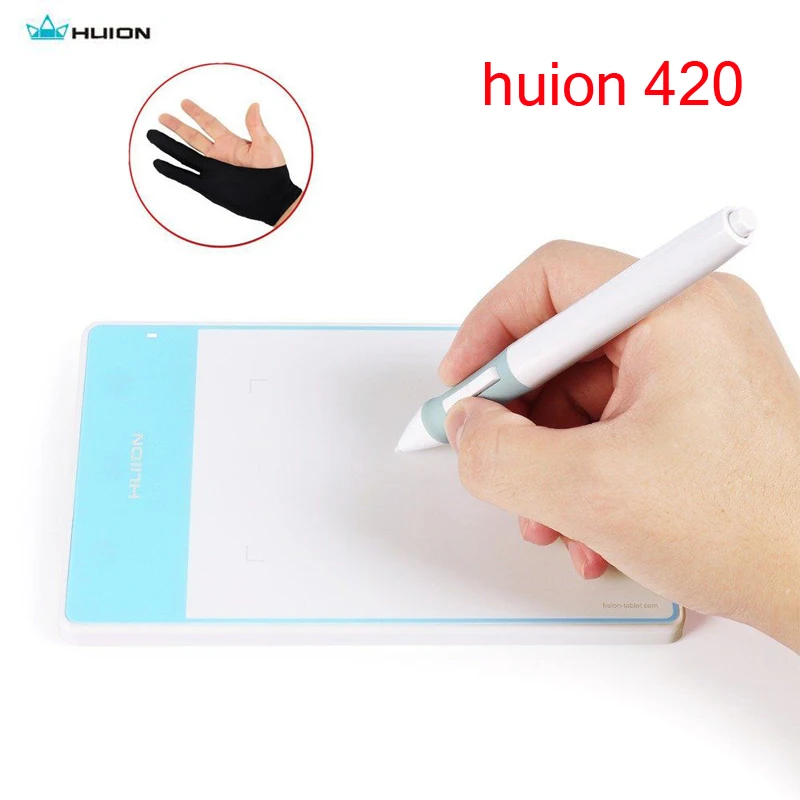 

Hot Sale Drawing Tablet Original Huion 420 Professional Signature Pad Digital Graphic Tablet Stylus Pen Annotate Glove Gift