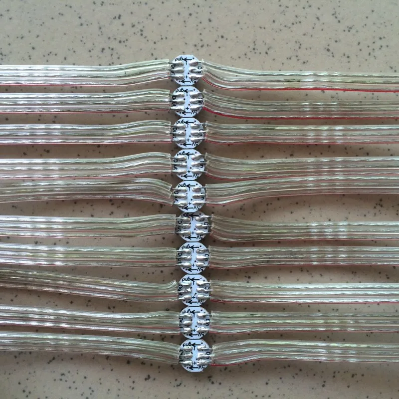 SK6812 Pre-soldered Addressable Individully RGBW led string Neutral white WWA pixel module light panel mini Board 50 x 5V