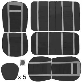 

TIROL Car Seat Covers Universal Four Seasons PU Cushion Auto Car Automobiles Seat Covers Interior Accessories