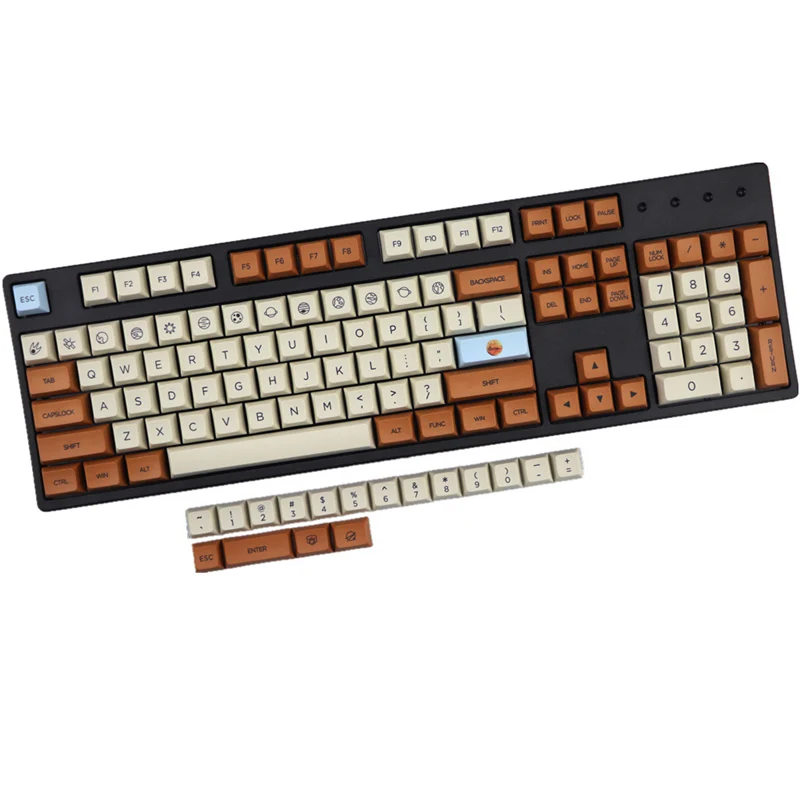 Mars colony profile XDA keycap 121 клавиш краситель сублимированный для MX переключатели механическая клавиатура - Цвет: 121 Keys