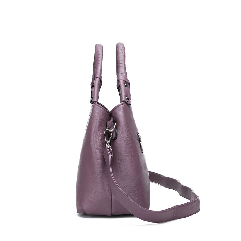 Della Femminile grigio Splice Progettista Borse Delle Sacchetto Alta Famose Marche Donne Nero Spalla Borsa Sac viola Qualità Di 2018 Lusso Fashion Del Il Pu 8Bw5qFT