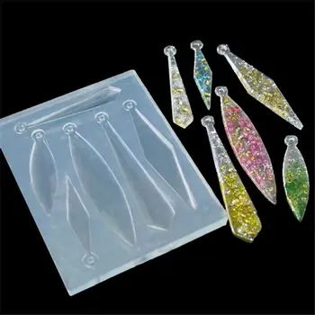 

DIY Earring Necklace Bar Pendant Silicone Mold Epoxy Resin Molds Jewelry Tools