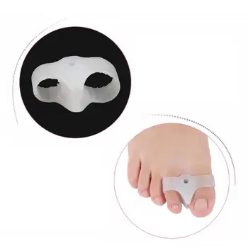 

1 Pair Toe Separator Foot Fingers Toe Separator Alignment Bunion Pain Relief Straightener