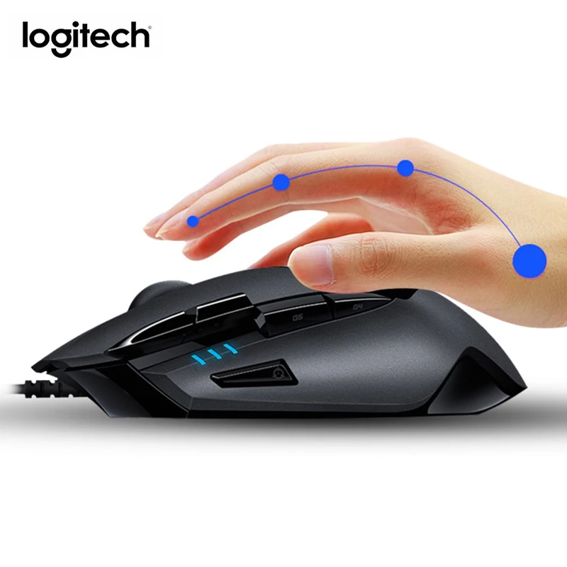 Logitech G402 Проводная игровая клавиатура Мышь с оптическим 4000 Точек на дюйм настольных ПК USB мыши для Windows 10/8/7/Vista