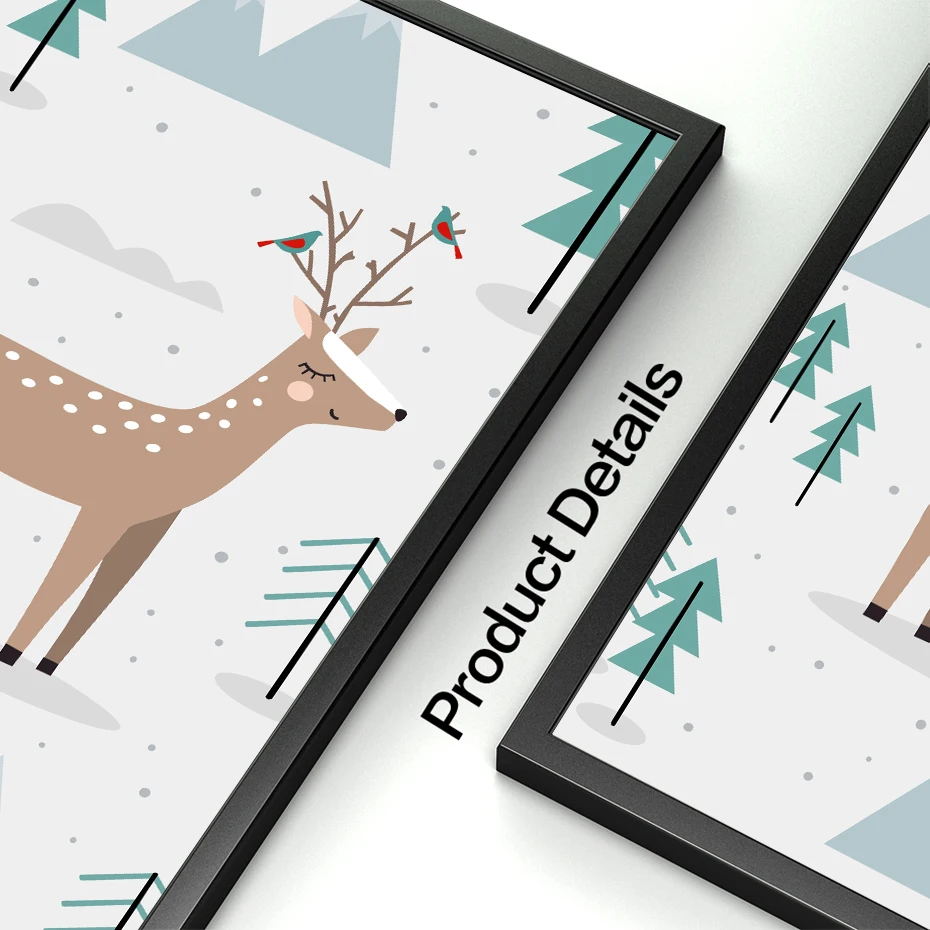 Christmas Wall Art Posters And Prints Canvas Painting (1)