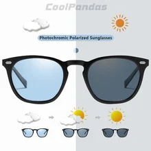 Fashion Brand Intelligent Photochromic Polarized Sunglasses For Men Women Driving Sun Glasses Oculos gafas de sol hombre UV400