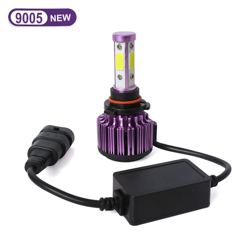 X6 H4 H7 4 Sides LED Fog Light H1 H11 H13 360 Degree Car Headlight 9004 9005 9006 9007 9012 5202 6500K 50W Led headLamp 21