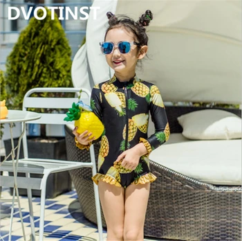 

Dvotinst Baby Girls Clothes Pineapple Fruits Swimwear 2pcs Set Swimsuit Spa Swimming Bathing Summer Beach Bath Clothing Costume