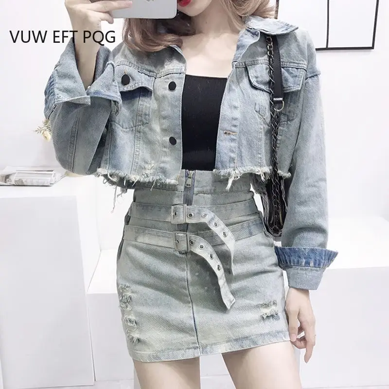 mini jeans jacket