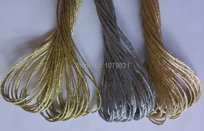 

Free shipping 15 assorted color metallic embroidery thread + Water soluable thread wax best choice for metallic cross stitching