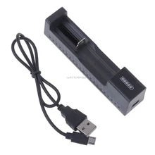 3,7 V Универсальный перезаряжаемый аккумулятор USB Зарядное устройство для 18650 16340 14500 10400 26650 литий-ионный аккумулятор