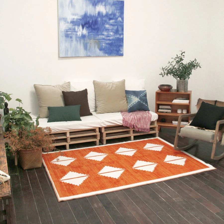 Ковер для гостиной в скандинавском стиле, геометрический индийский красный белый марокканский ковер в клетку, в полоску, современный дизайн