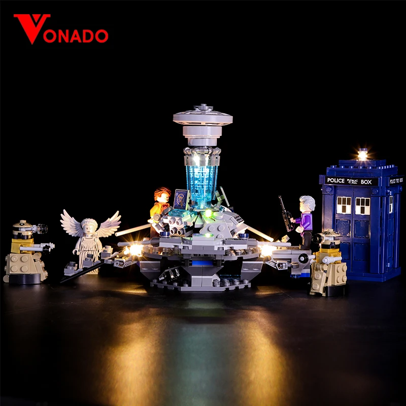 

Led Light For Lego 21304 Building Bricks Blocks Creator City Dr Who Time-travel with the Doctor Toys ( light with Battery box)