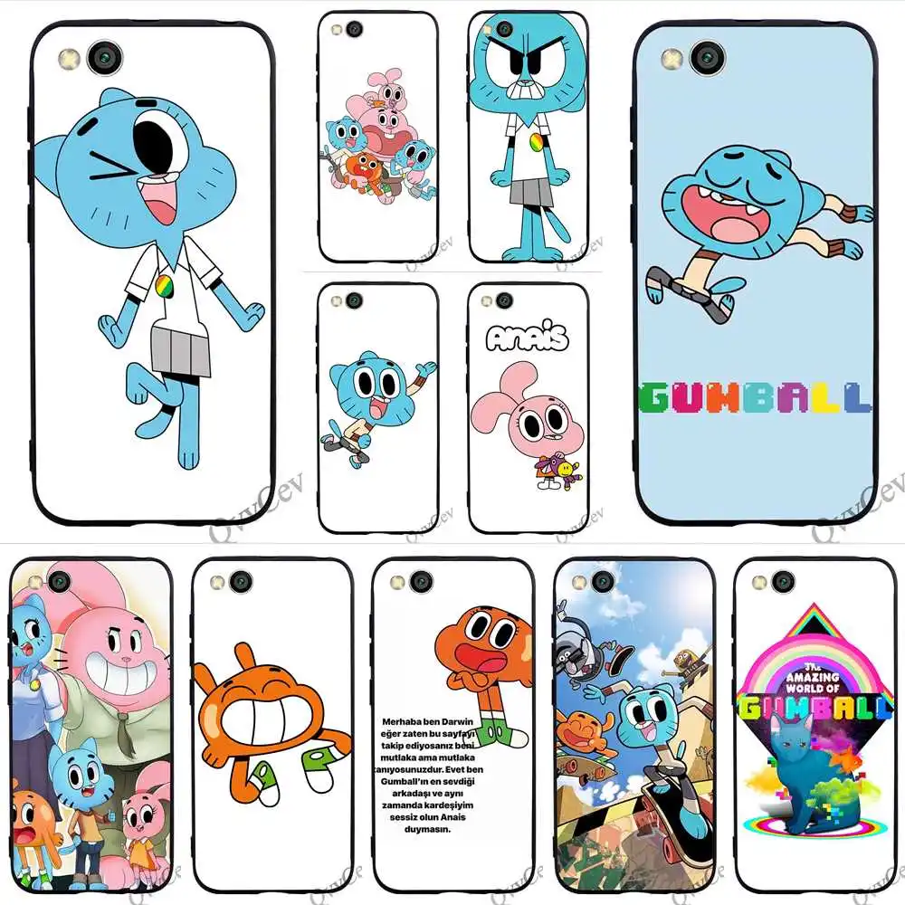 

World of Gumball Phone Cover for Redmi Note 5 Pro Case 4X A2 A1 4A Plus 5A Prime 6A 7 6 for Xiaomi Mi 9se 9 8 Lite Cases Skin