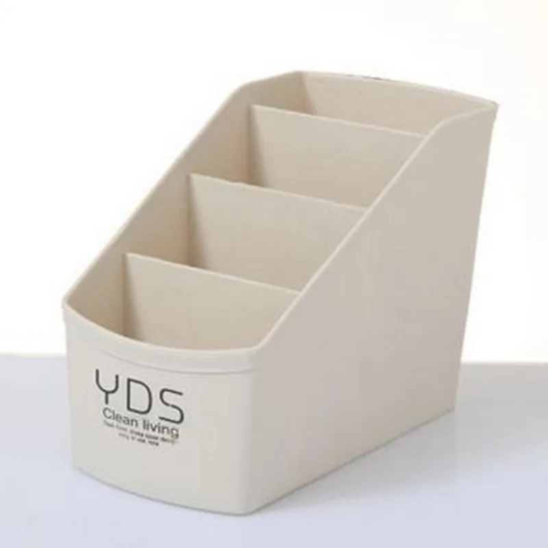 IVYSHION 5 сетки Пластик контейнер органайзер для Для женщин Для мужчин носки для хранения нижнего белья, бюстгальтеров коробка гардеробные принадлежности, коробки для хранения корзина организатор - Цвет: style D white 4grid