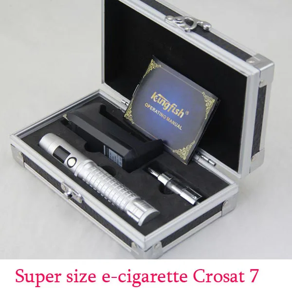  Super size electronic cigarette Large amount of smoke mechanical mod crosat 7 2200mah 18650 battery pretty box package 