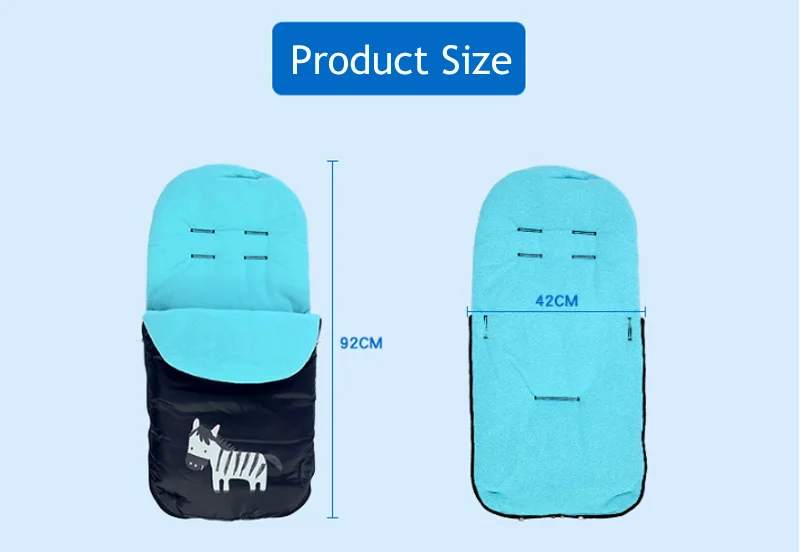 Зимний детский спальный мешок, универсальный спальный мешок, чехол для ног, одеяло для детской коляски, водонепроницаемый ветрозащитный спальный мешок для коляски