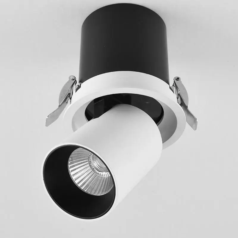 10 Вт Телескопический COB светодиодные потолочные лампы вниз свет AC110V к AC240V
