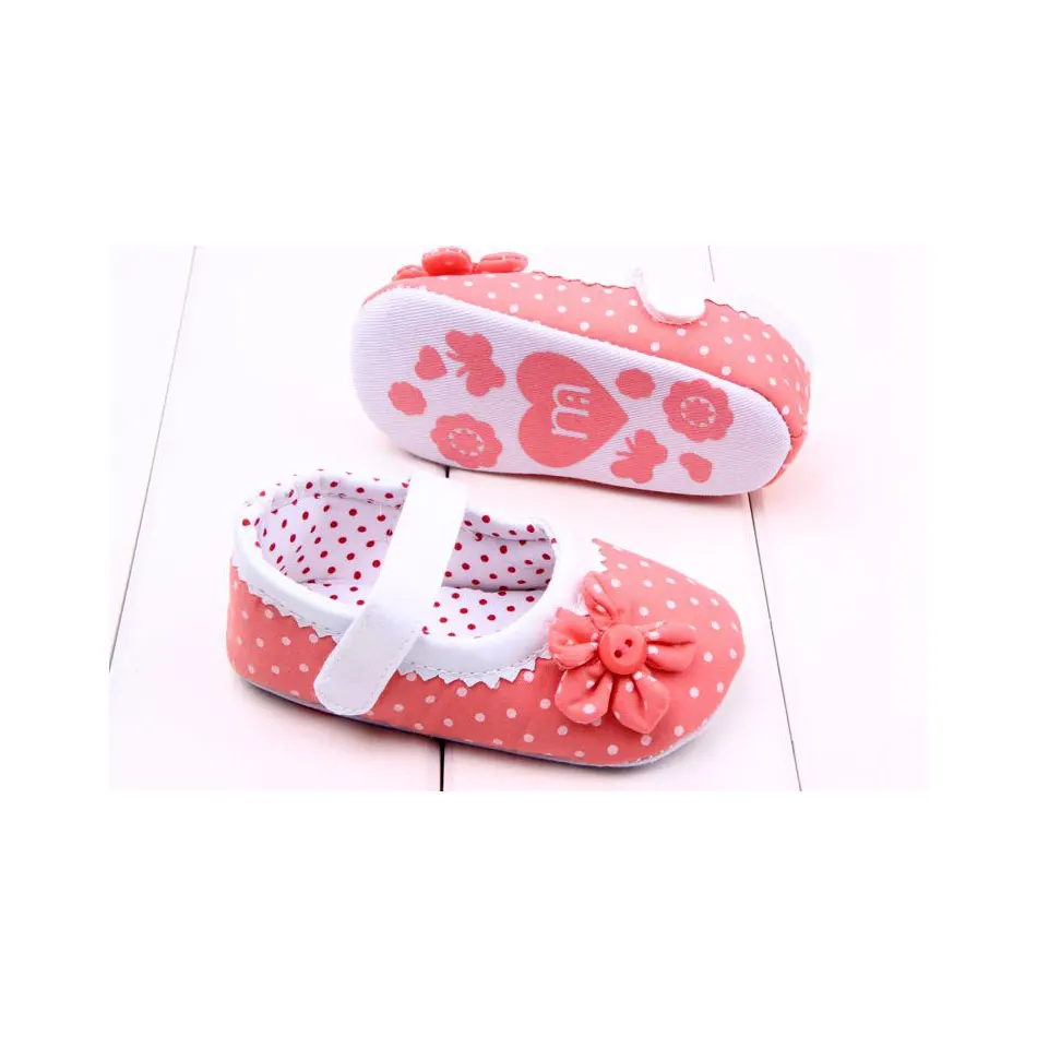 MSMAX фабричная детская обувь с мягкой подошвой, симпатичное платье с цветочным узором для девочек обувь для младенцев Лоскутная обувь принцессы в горошек для вечеринок