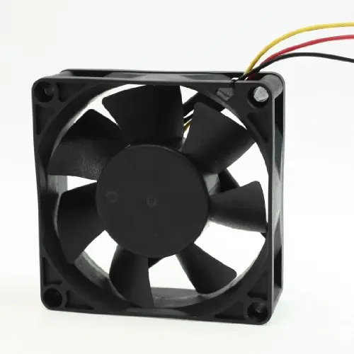 

YOC-New Black 70mm x 25mm DC 12V 2W 3 Pin PC Computer Case Cooling Fan Cooler