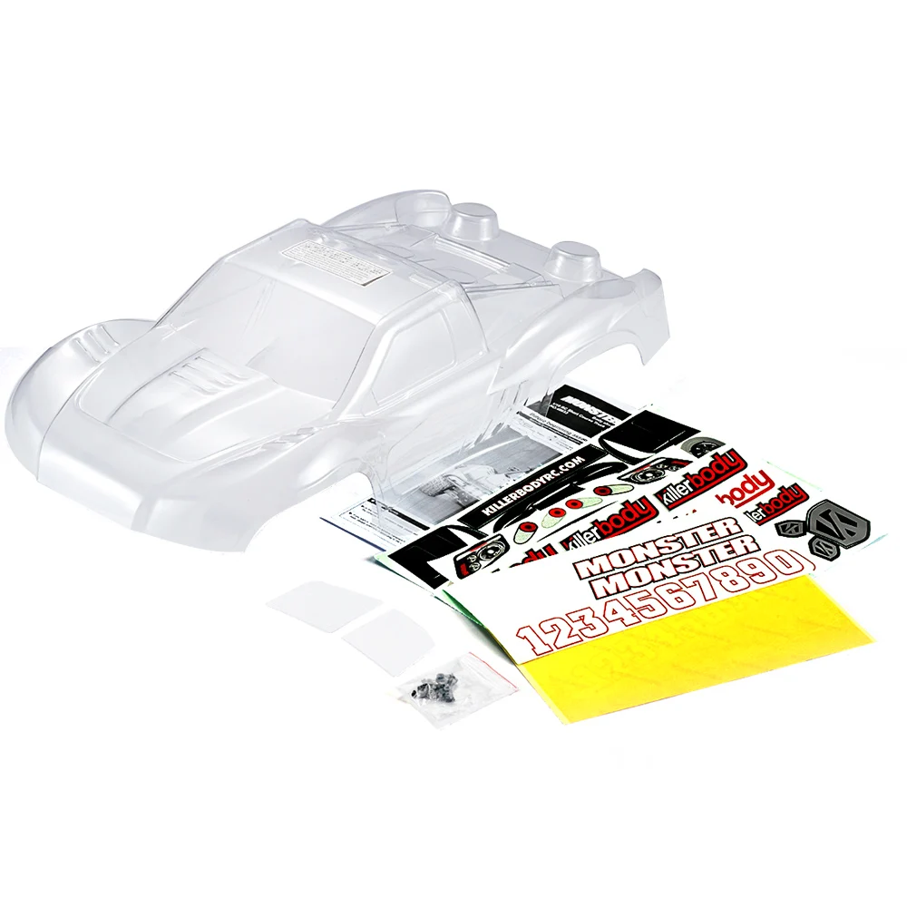 

48033 327mm Short Course RC Car Truck Clear Body Shell Frame for 1/10 Traxxas HPI AE Drift Racing DIY Parts