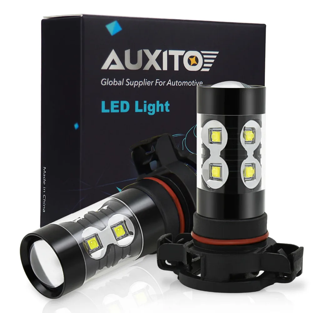 2 шт. PSX24W H16 H11 H8 H10 P13W H3 9006 HB4 LED 50 Вт DRL проектор Автомобильная противотуманная фара